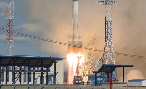 Пекрвый запуск ракеты с космодрома "Восточный"